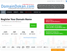 Tablet Screenshot of domaindokan.com
